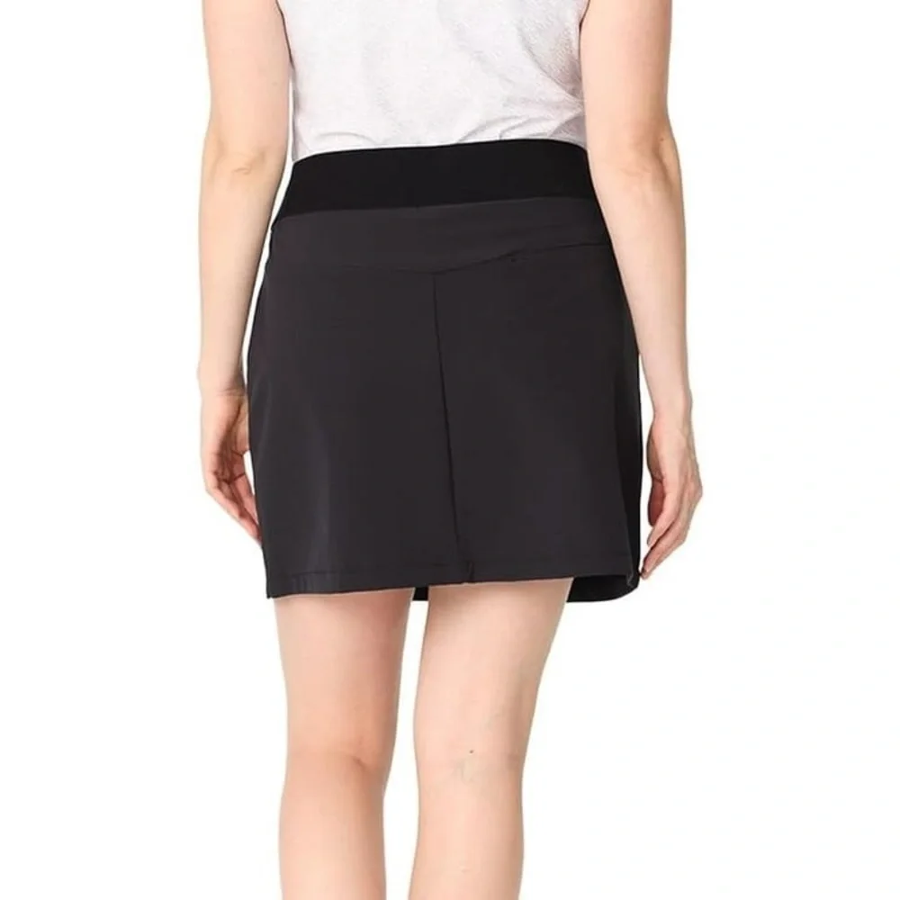 *GREG NORMAN* Plus Black Skort w/ Side Pockets x Silver Accent Size XXL